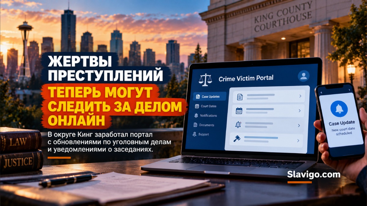 Онлайн-сервис прокуратуры King County для потерпевших