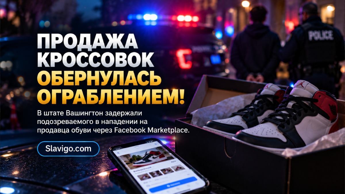 В King County задержали подозреваемого в вооружённом ограблении при продаже обуви через Facebook Marketplace