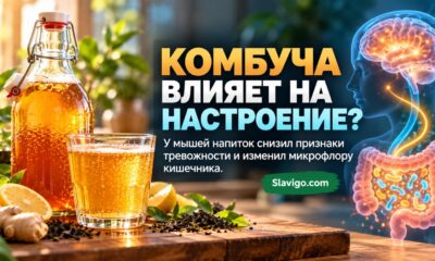 Комбуча изменила микробиом и поведение мышей: говорить о лечении тревоги у людей пока рано