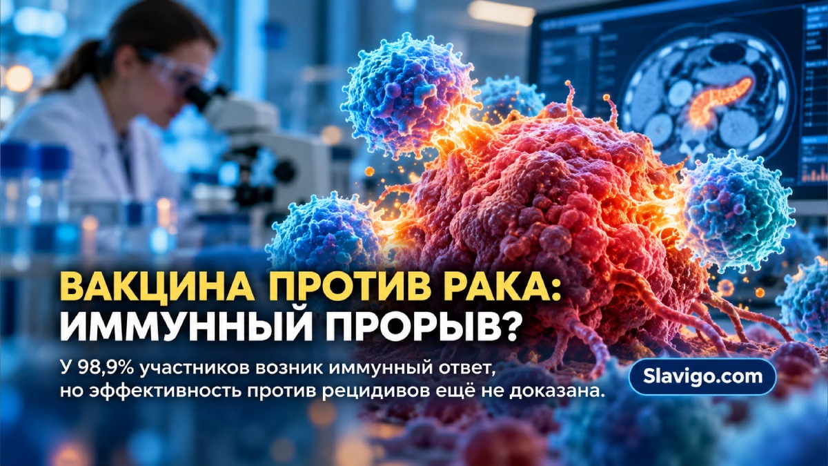 Экспериментальная вакцина против рака поджелудочной вызвала иммунный ответ, но не достигла главной цели