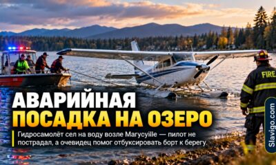 Гидросамолёт совершил аварийную посадку на Lake Ki возле Marysville