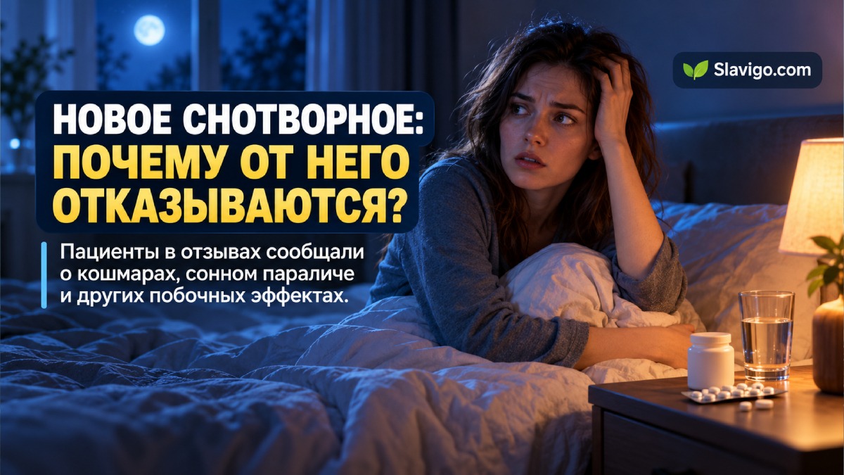 Почему некоторые пациенты отказываются от нового снотворного: анализ 260 отзывов