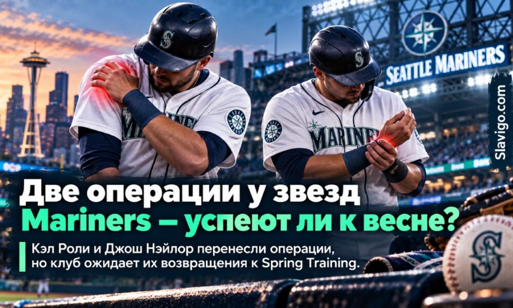 Cal Raleigh и Josh Naylor перенесли операции, Mariners ждут их к Spring Training