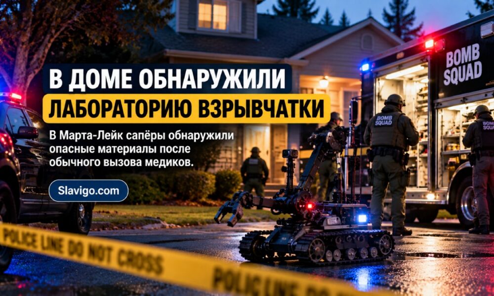 У дома возле Martha Lake обнаружили действующую лабораторию взрывчатых веществ