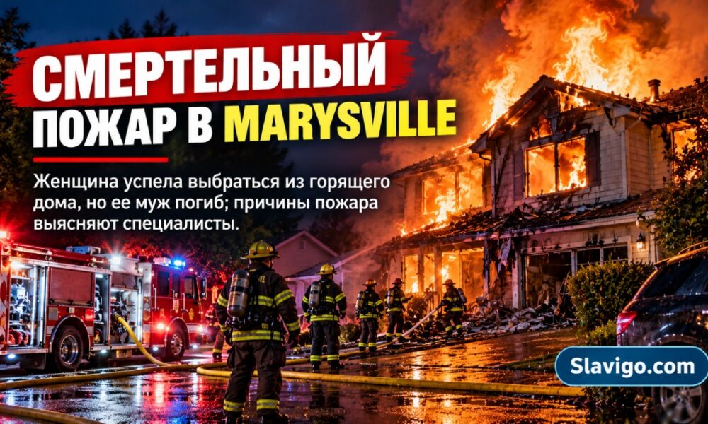 Мужчина погиб при пожаре в доме Marysville; ущерб оценили в $500 тысяч