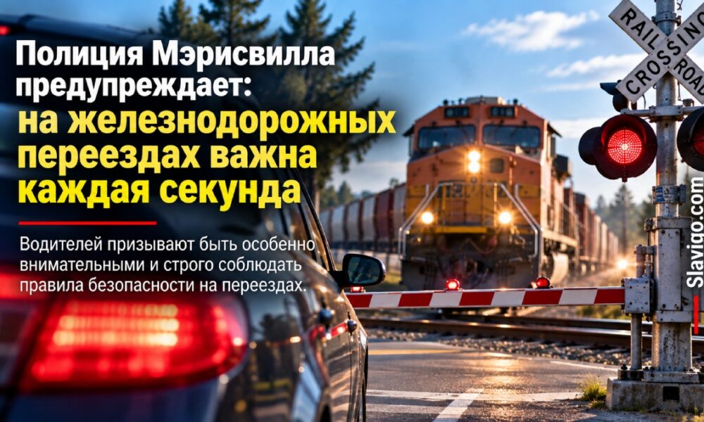 Полиция Marysville выписала 32 нарушения за проезд через железнодорожные переезды