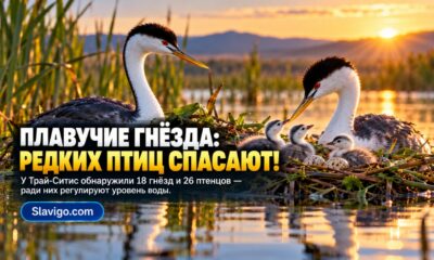 Возле Tri-Cities обнаружили колонии floating nests редких grebes; уровень Columbia регулируют для их защиты