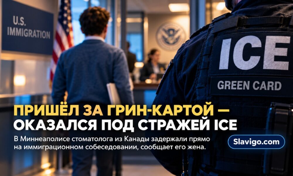 Пара с папкой документов ожидает в нейтральном офисном коридоре