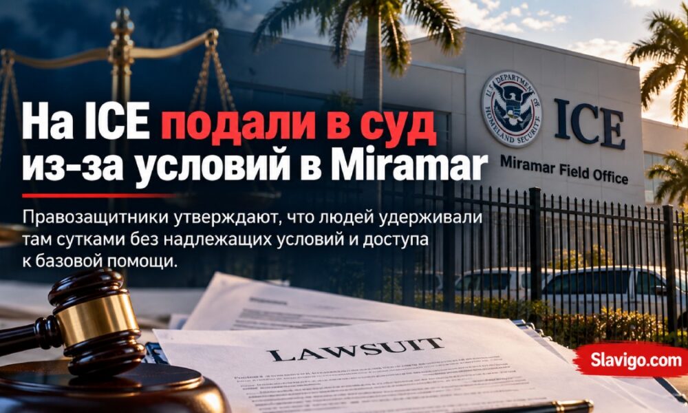 Федеральный коллективный иск из-за условий в центре ICE Miramar