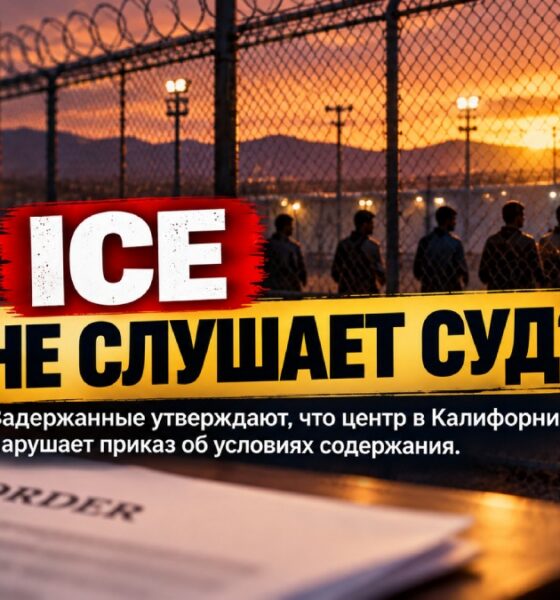 Задержанные ICE в пустыне Мохаве вновь требуют исполнения решения об условиях содержания