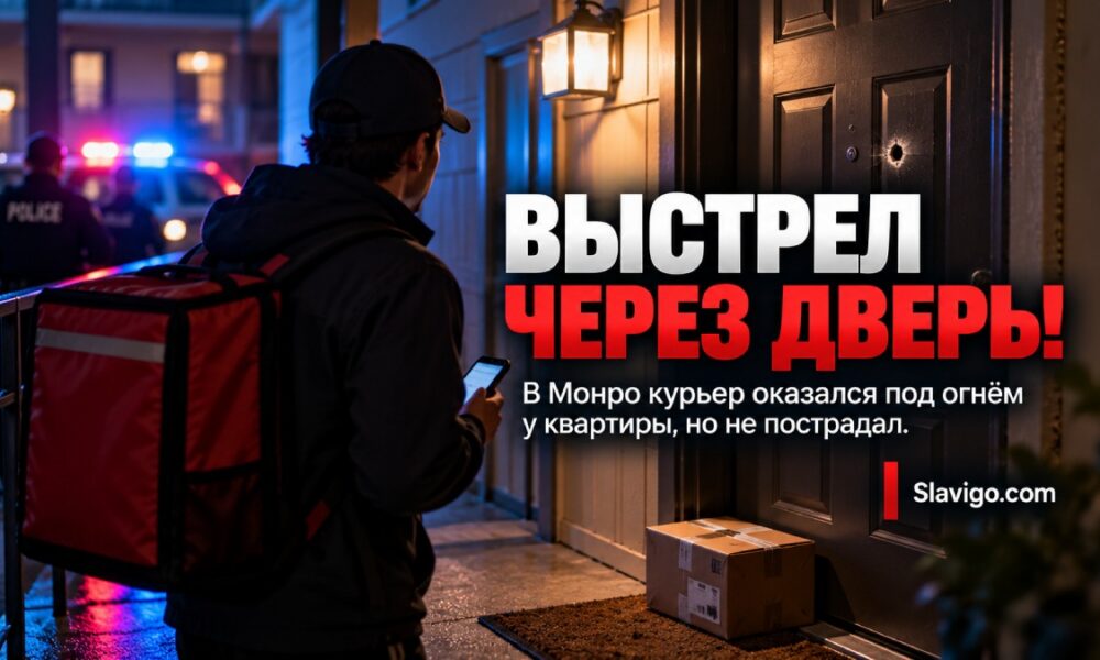 В Monroe неизвестный выстрелил через дверь квартиры, когда снаружи находился delivery driver