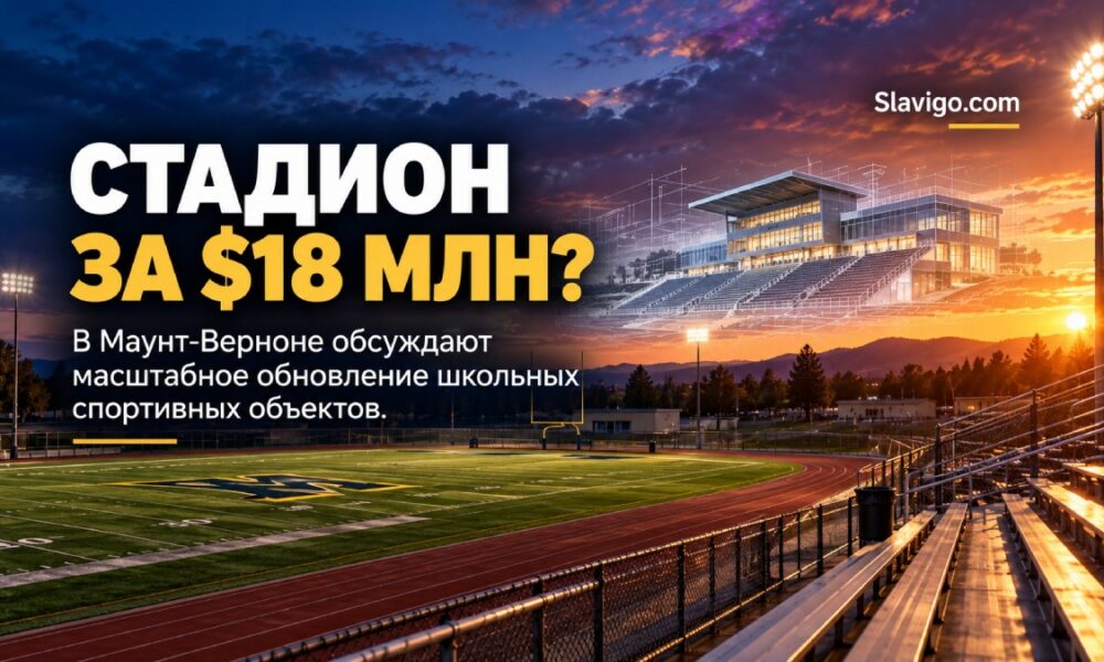 В Mount Vernon обсуждают реконструкцию школьного стадиона стоимостью до $17,95 млн