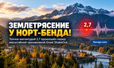 У North Bend зарегистрировали землетрясение магнитудой 2,7