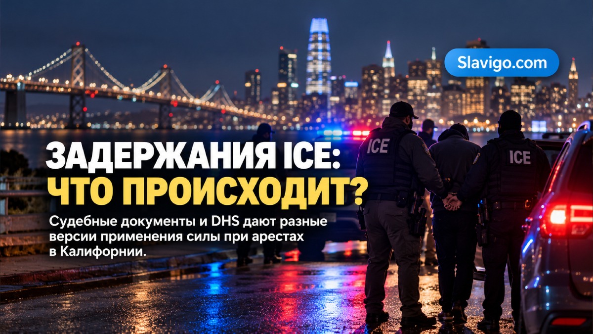 Здание суда в Окленде и прохожие с папками документов
