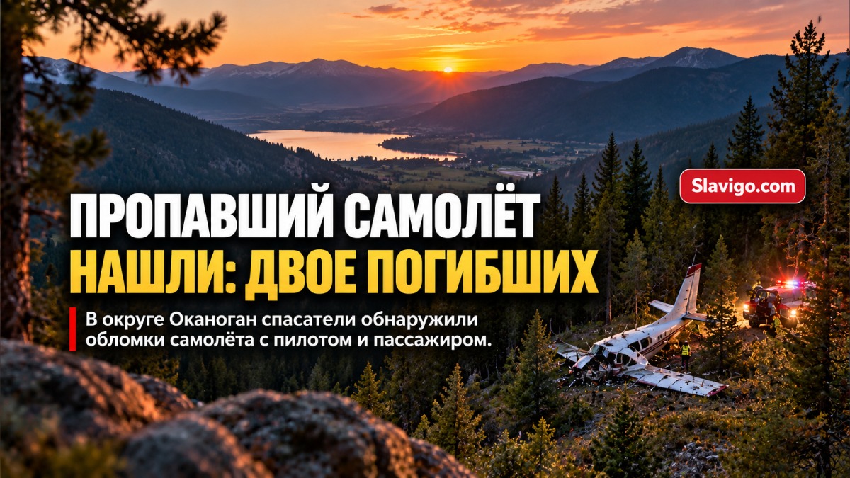 В Okanogan County нашли пропавший самолёт: погибли два человека