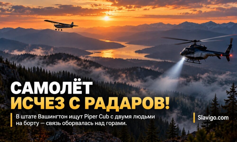 В Okanogan County ищут пропавший Piper Cub с двумя людьми на борту