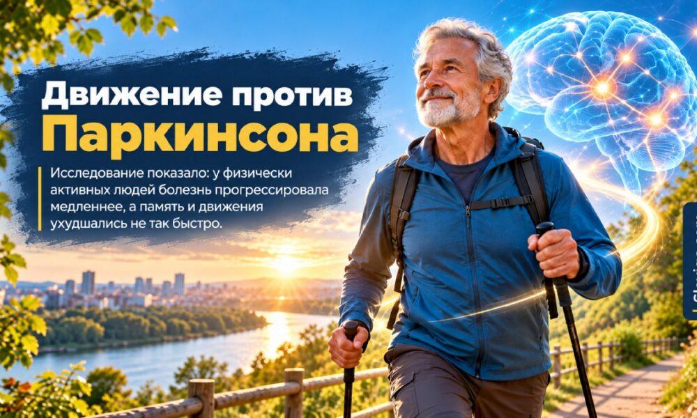 Больше движения связали с более медленным ухудшением симптомов болезни Паркинсона