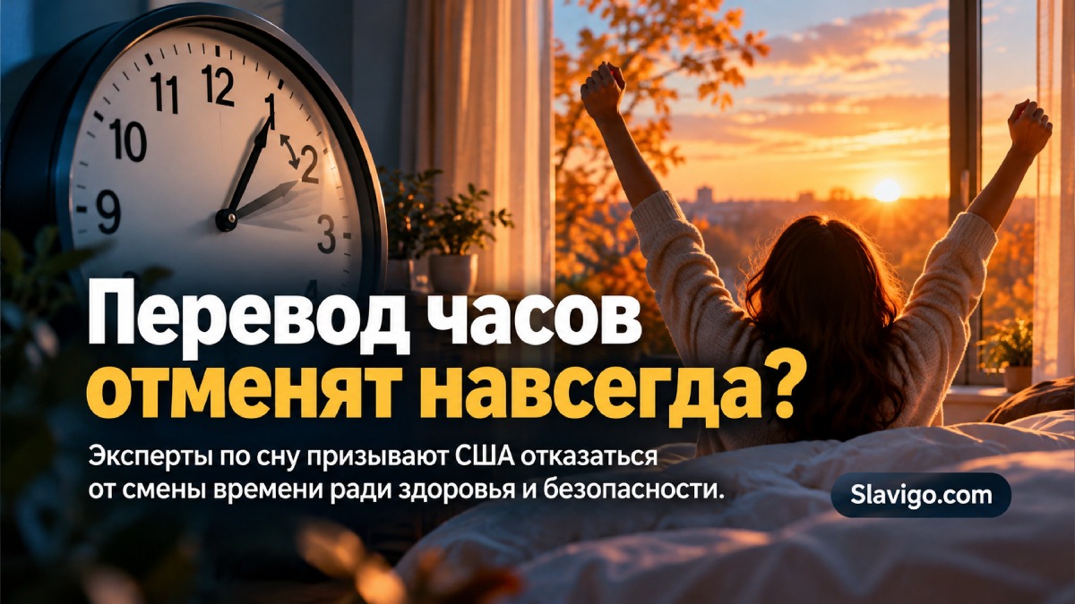 Сомнологи призвали отказаться от сезонного перевода часов в пользу постоянного стандартного времени