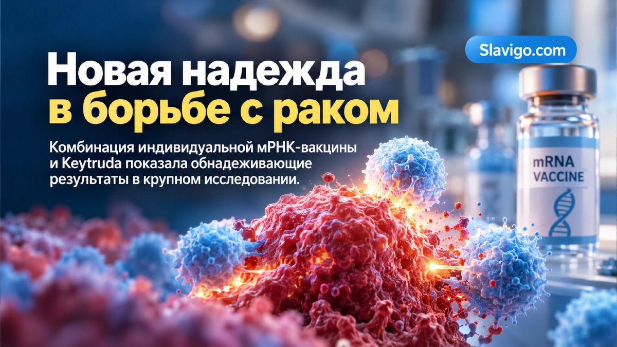 Персональная мРНК-вакцина снизила риск возвращения меланомы в крупном испытании