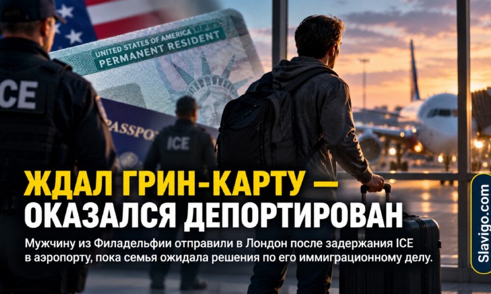 Депортация Michael Sandy Sims из США в Великобританию после задержания ICE