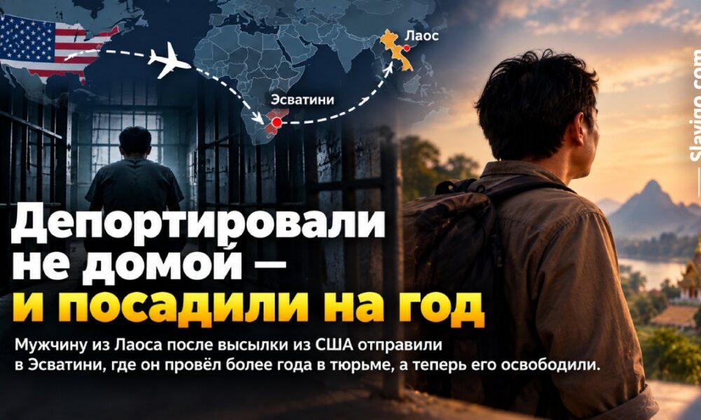 Освобождение Phone Chomsavanh после депортации США в Eswatini