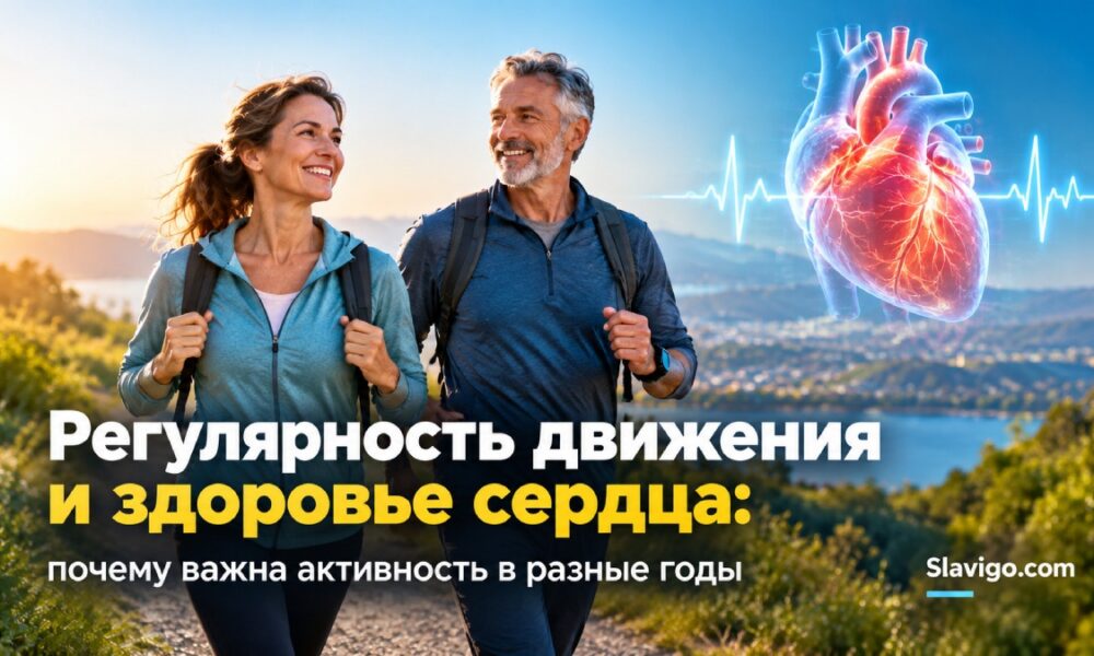 Регулярность движения и здоровье сердца: почему важна активность в разные годы