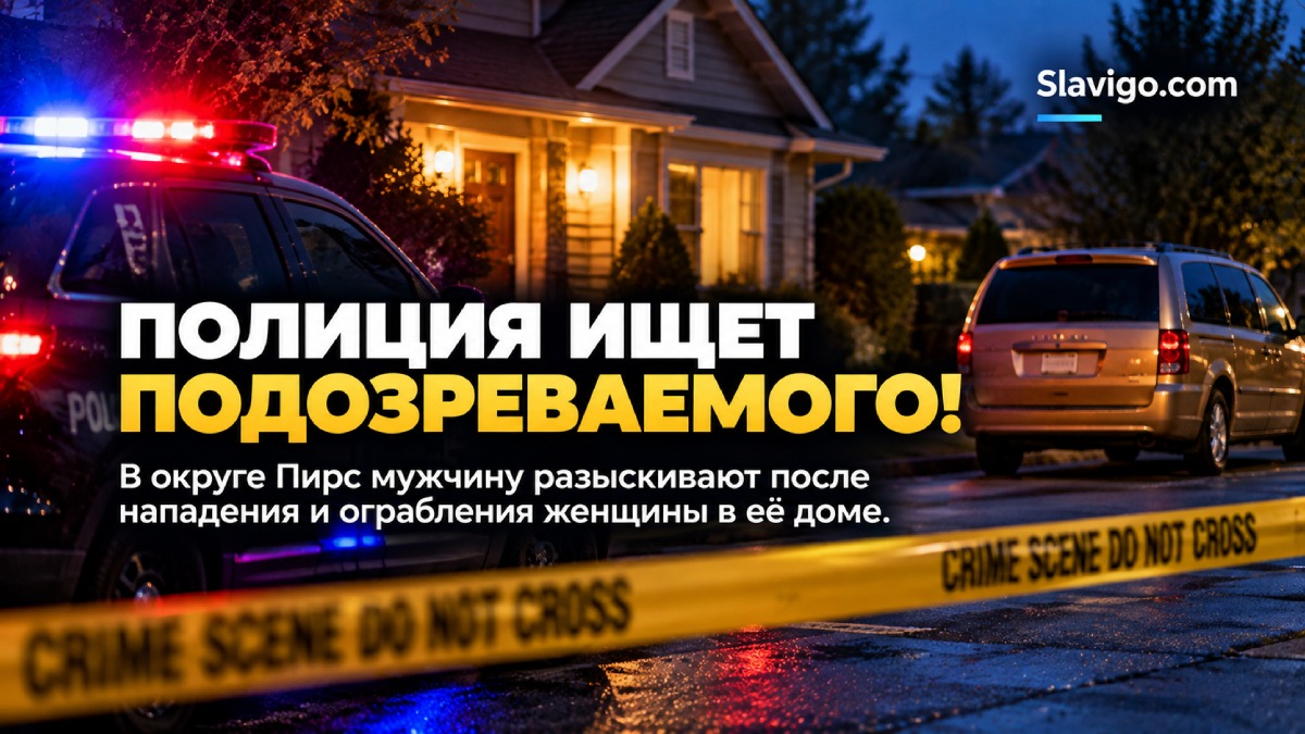 В Pierce County разыскивают мужчину после вторжения в дом и угроз убийством