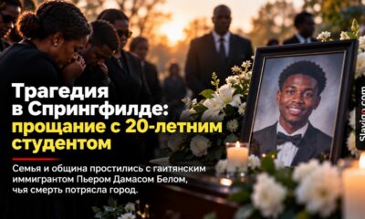 Мемориальная служба по Pierre Damas Bel в Springfield, Ohio, на фоне спора о Haitian TPS