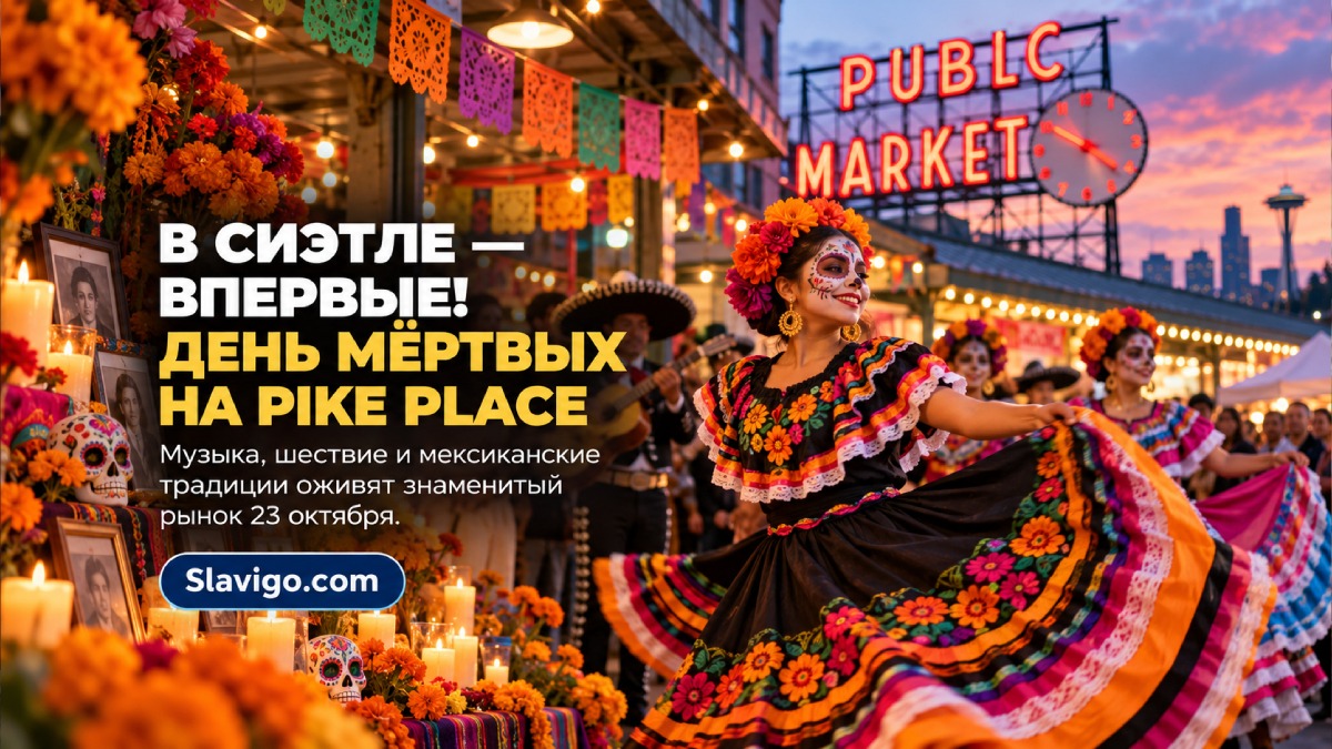 Pike Place Market впервые проведёт большое празднование Дня мёртвых
