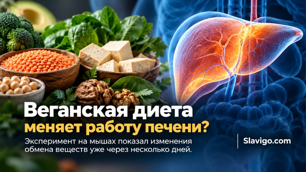 Отказ от животных белков быстро изменил работу печени у мышей: что это значит для веганской диеты