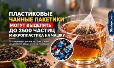 Керамическая чашка чая, металлическое ситечко и пластиковый чайный пакетик