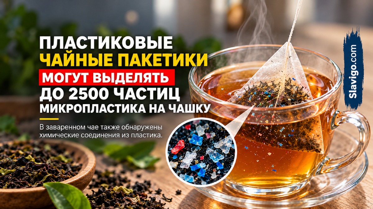 Керамическая чашка чая, металлическое ситечко и пластиковый чайный пакетик
