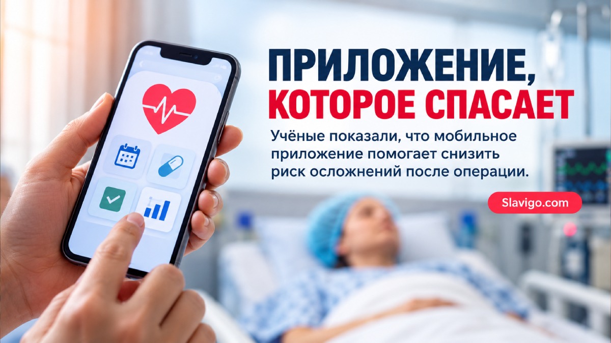 Приложения после операции связали со снижением риска серьёзных осложнений — но есть важное условие