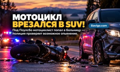 В аварии возле Poulsbo пострадал мотоциклист: полиция проверяет возможное опьянение