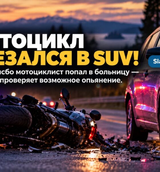 В аварии возле Poulsbo пострадал мотоциклист: полиция проверяет возможное опьянение