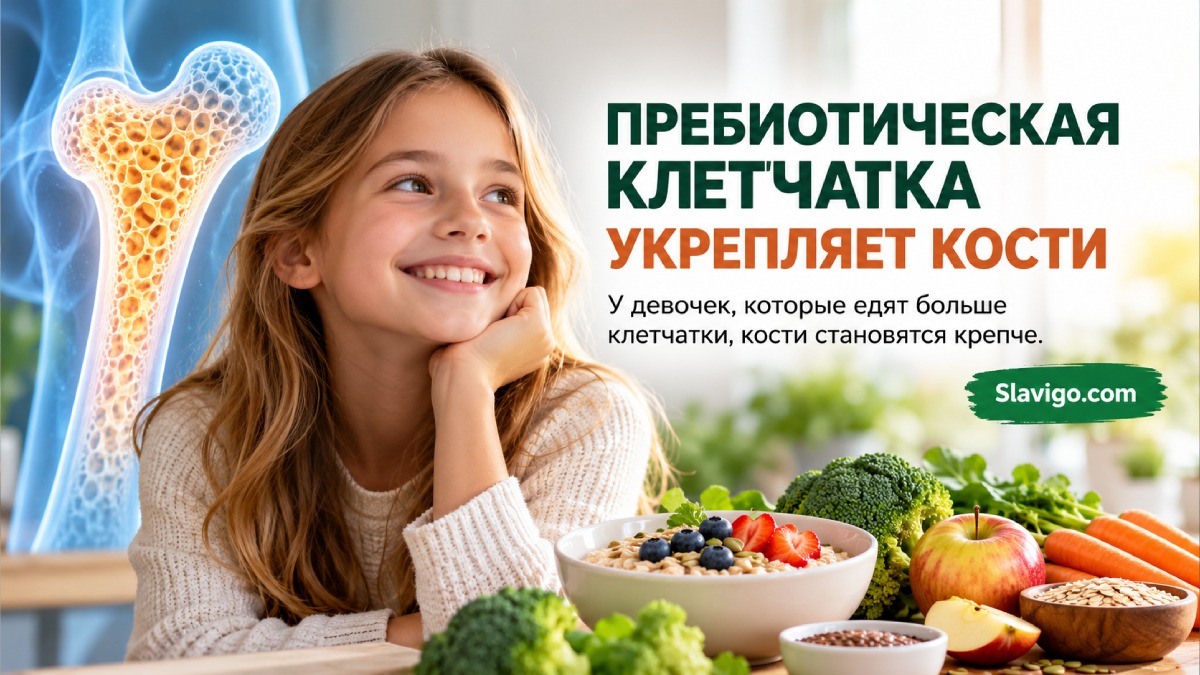 Клетчатка помогла девочкам накопить больше костной массы: результаты годового испытания