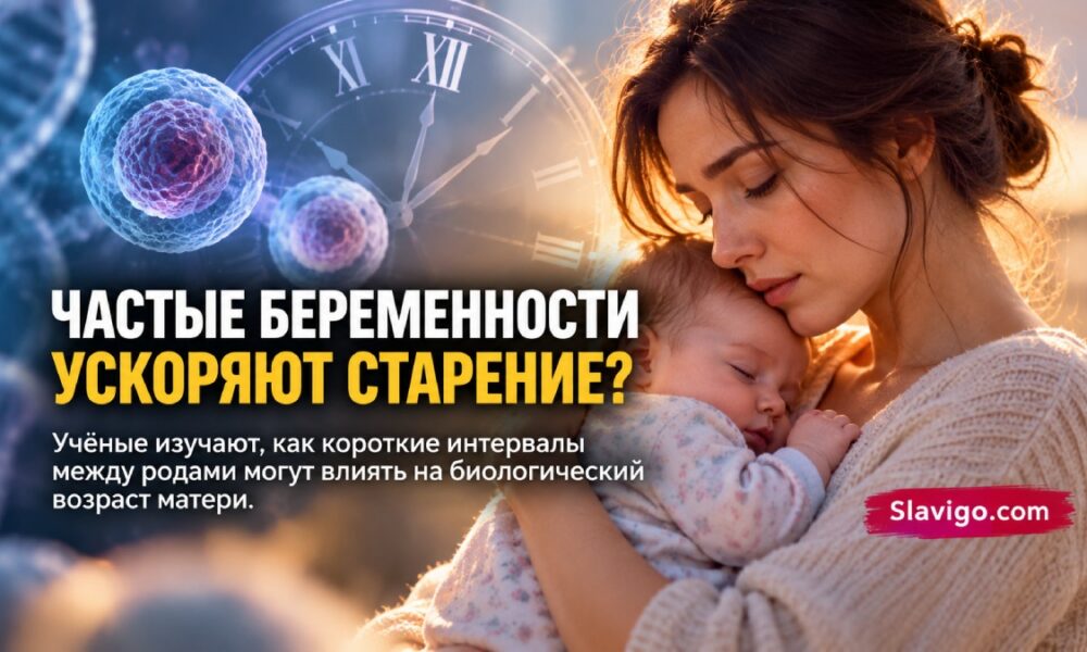 Может ли короткий промежуток между беременностями влиять на биологическое старение