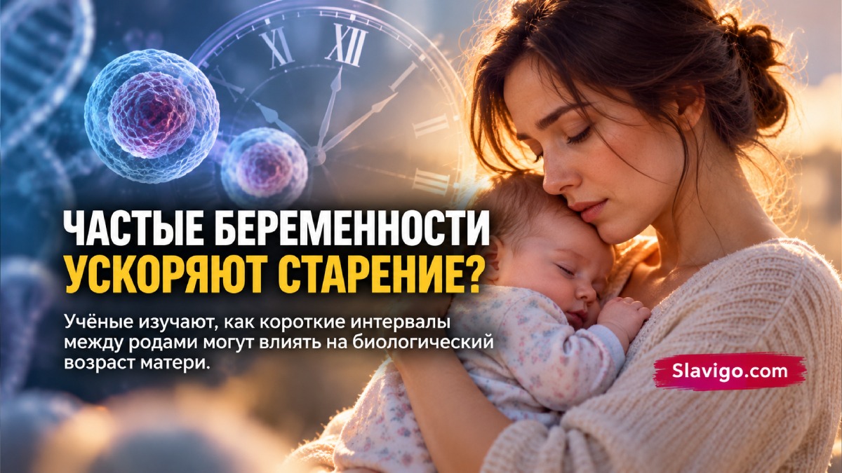 Может ли короткий промежуток между беременностями влиять на биологическое старение