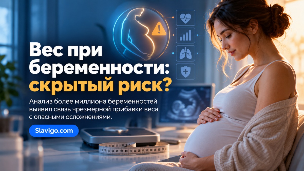 Лишний вес во время беременности связали с серьёзными осложнениями: данные миллиона родов