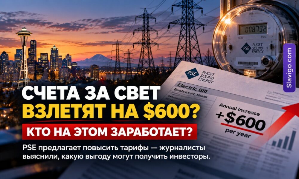 Клиентам Puget Sound Energy грозит рост счетов за электричество более чем на $600 в год