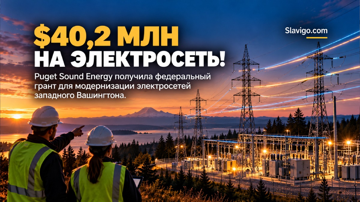 Puget Sound Energy получил $40,2 млн на модернизацию электросетей Western Washington