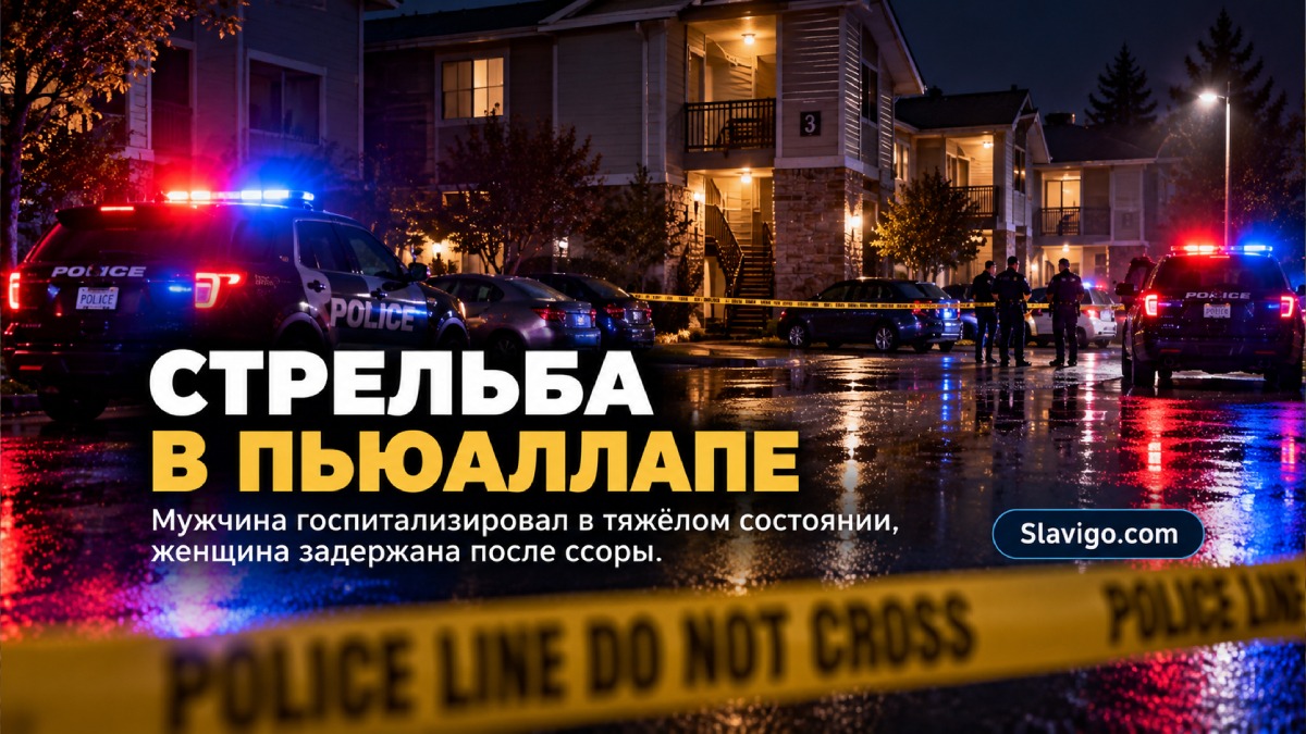 В Puyallup женщину задержали после ранения её партнёра в квартире