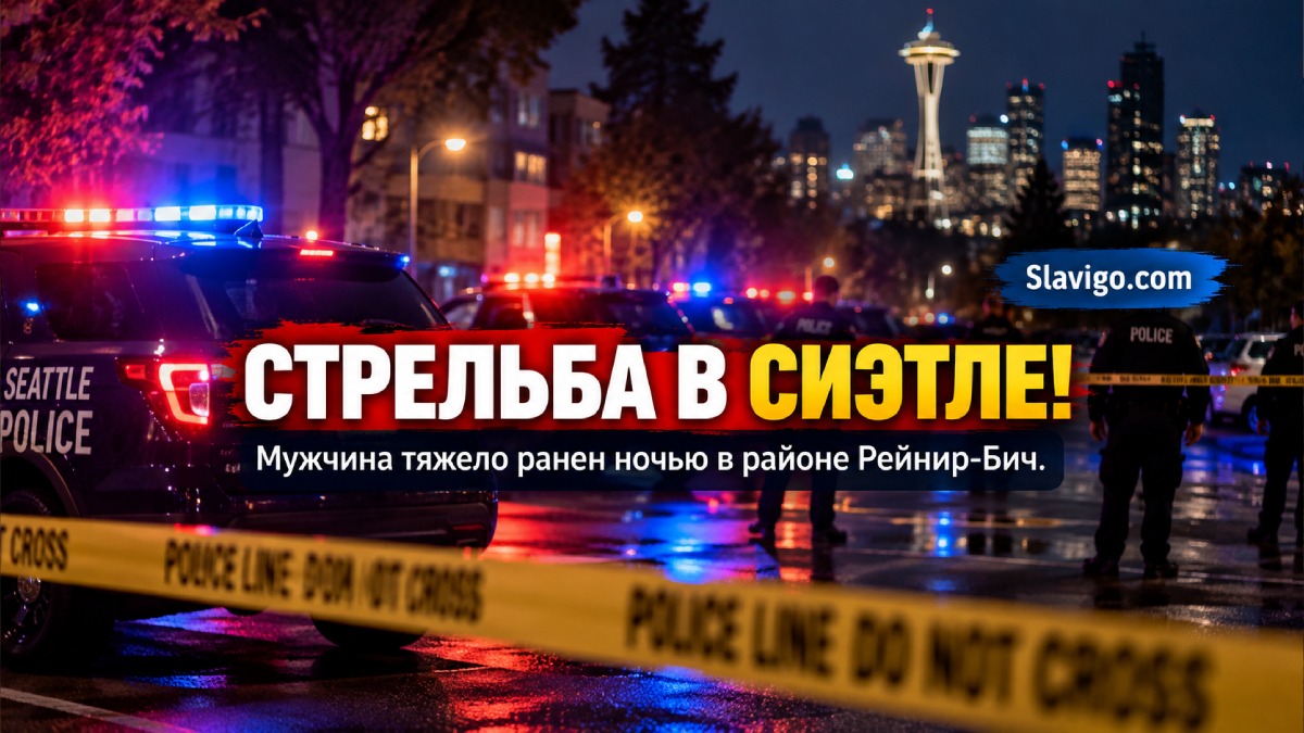 В Rainier Beach мужчина получил тяжёлое ранение при стрельбе на парковке