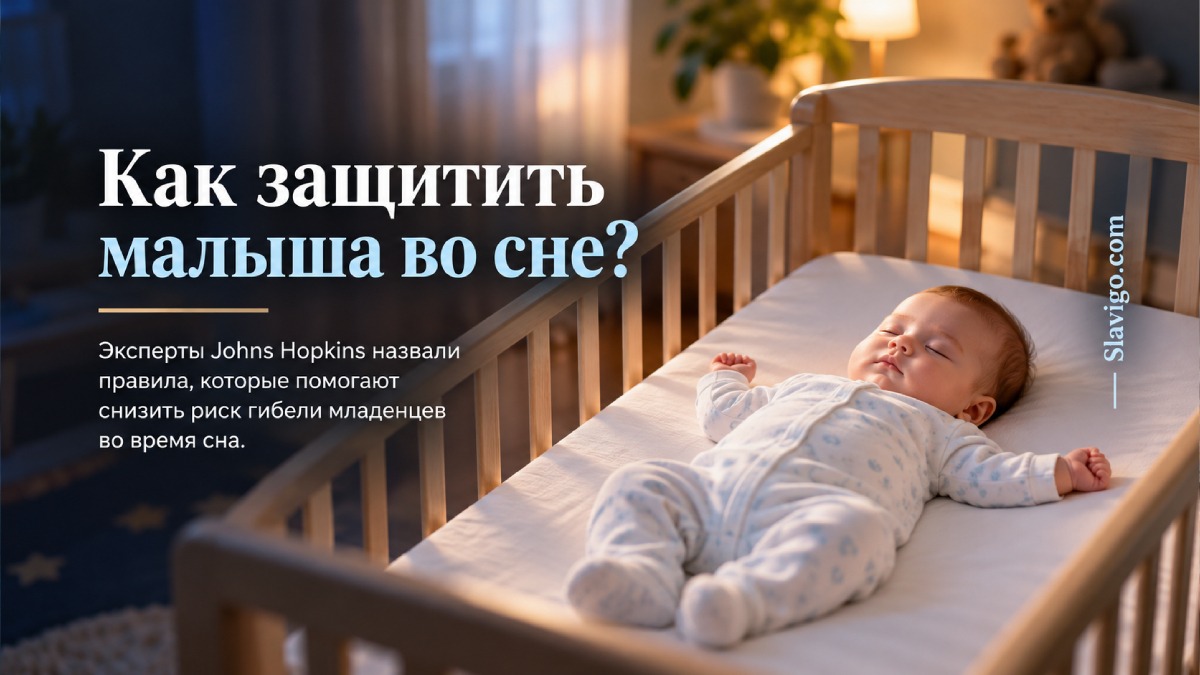 Безопасный сон младенца: эксперты напомнили пять правил, снижающих риск внезапной смерти