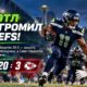 Футболисты Seattle празднуют победу на ночном стадионе