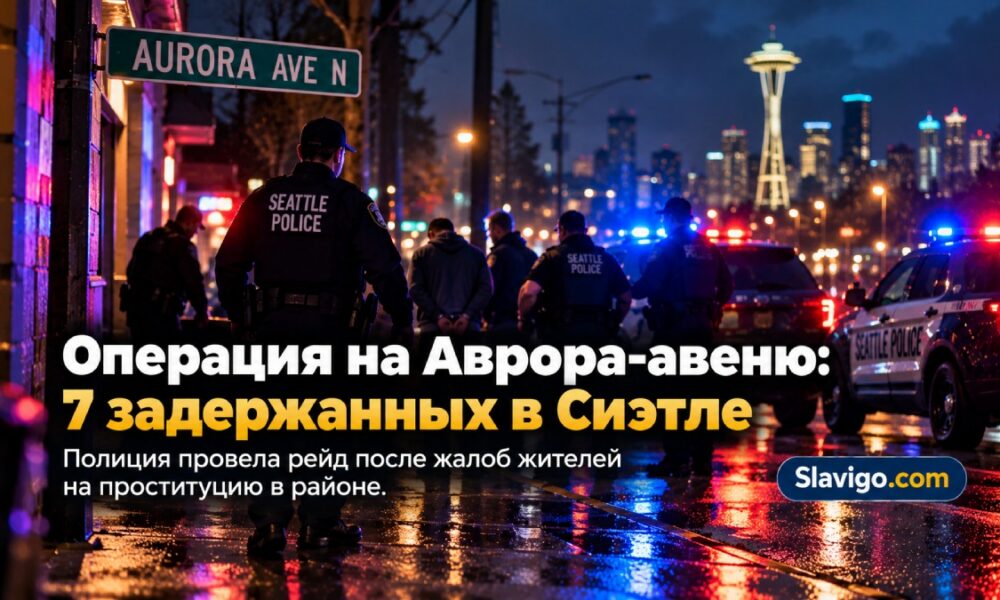 Seattle Police задержала семерых мужчин в ходе prostitution sting на Aurora Avenue