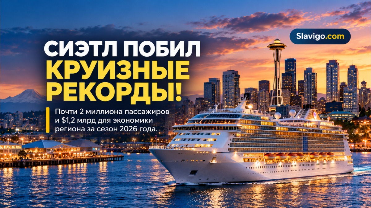 Редакционная иллюстрация: Круизный сезон Seattle принёс региону $1,2 млрд и почти два миллиона пассажиров