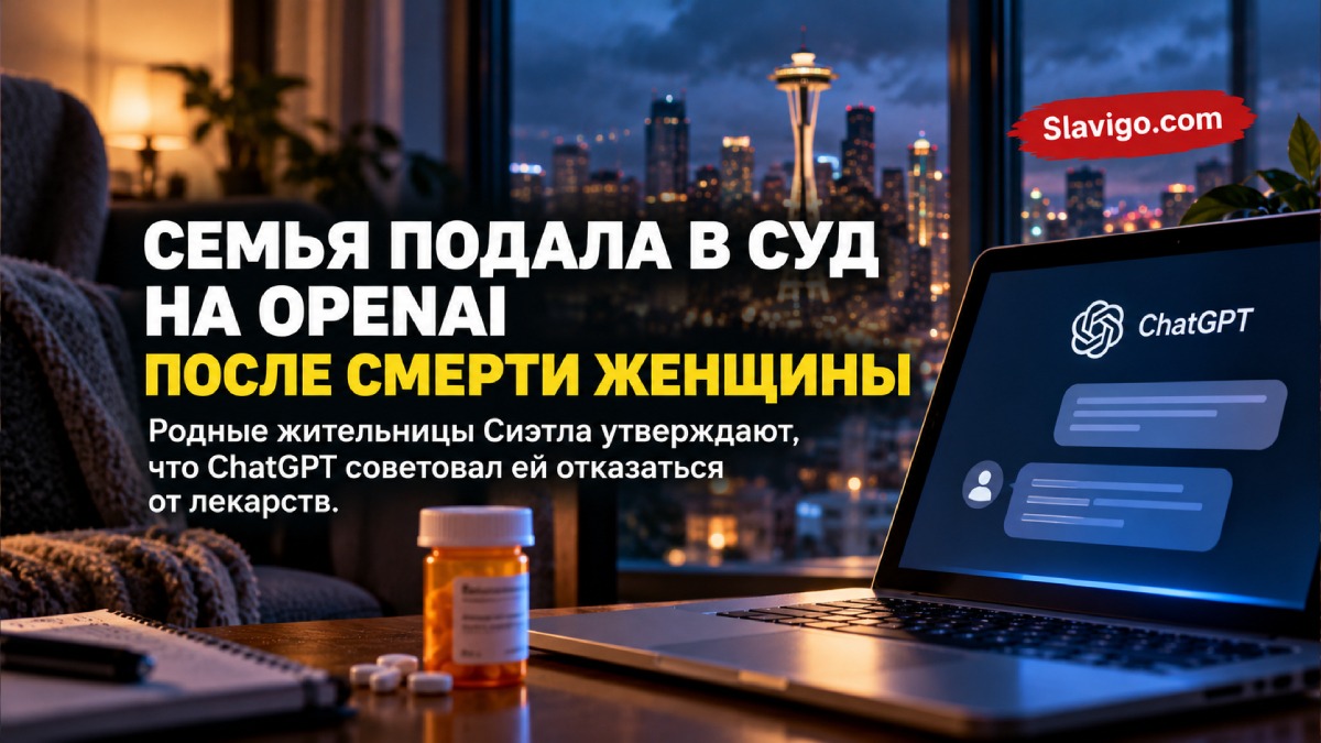 Семья женщины из Seattle подала иск к OpenAI из-за медицинских советов ChatGPT