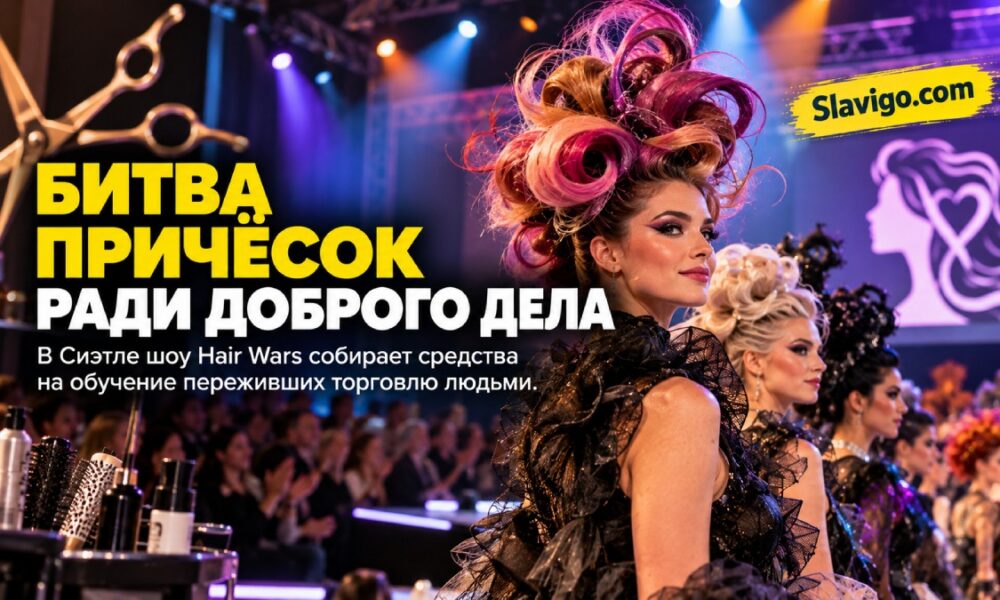 В Seattle благотворительное шоу Hair Wars помогает пережившим торговлю людьми