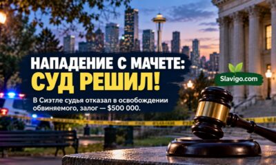 Суд в Seattle отказался освобождать обвиняемого в нападении с мачете
